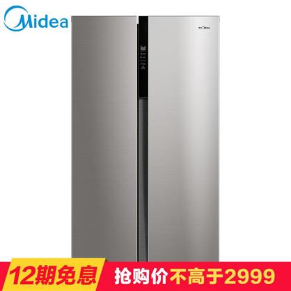 美的冰箱BCD-525WKPZM(E)星際銀 525升對(duì)開(kāi)門